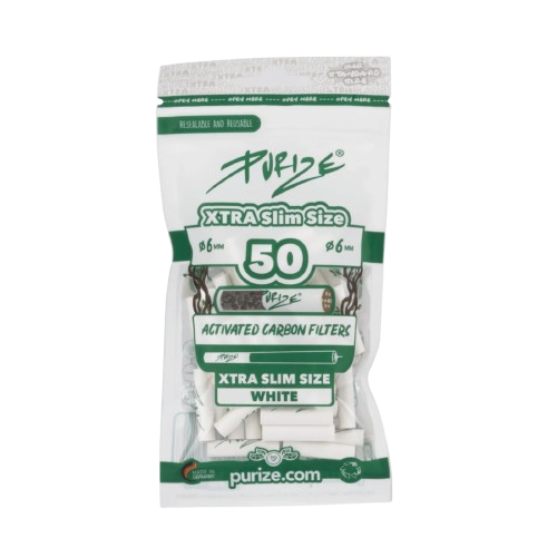 50 Stück XTRA Slim Aktivkohlefilter im Beutel Ø 5,9 mm